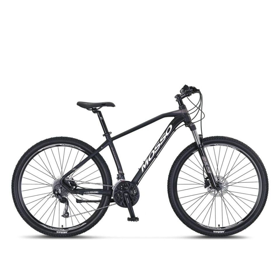 Mosso Black Edition 27-Vites Hidrolik Disk Fren Dağ Bisikleti Siyah/Gümüş - 27.5 - 18 inch/M