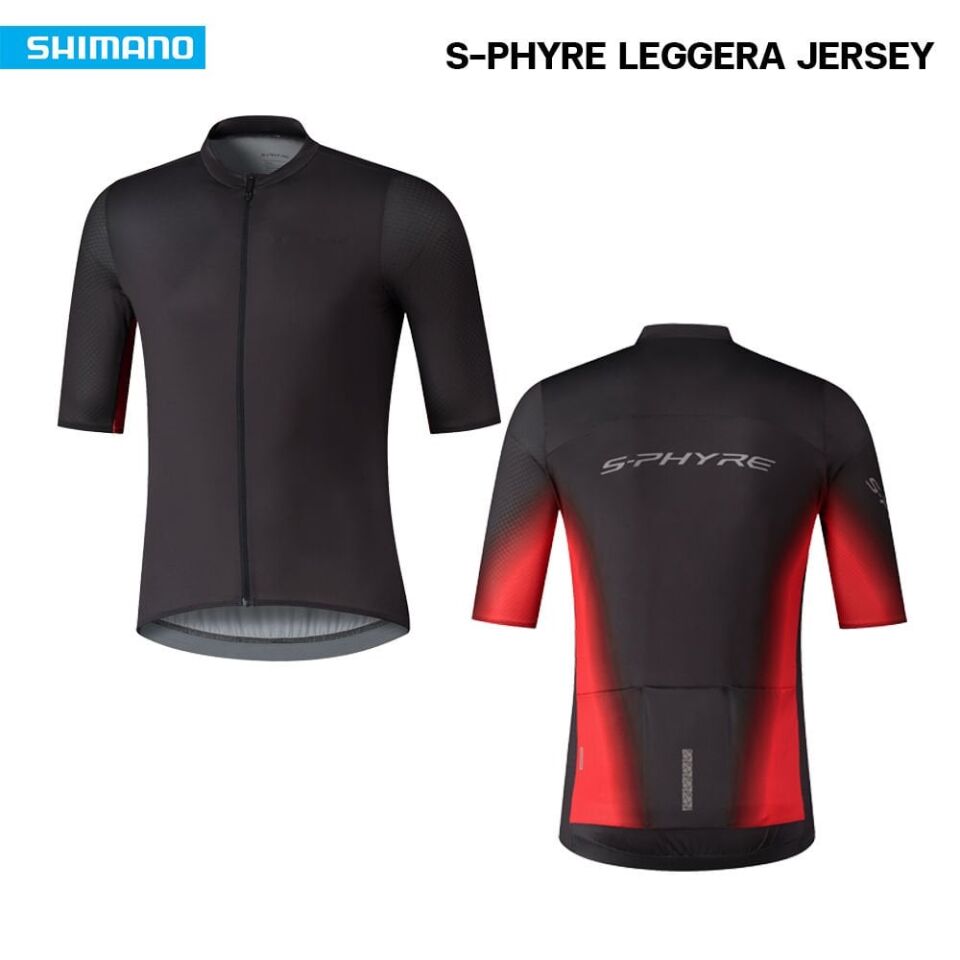 Shimano S-PHYRE Leggera S.S. Kısa Kollu Forma Small - Gri/Kırmızı