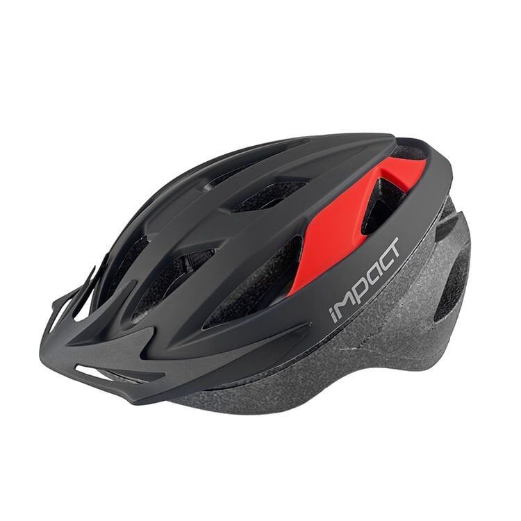 Impact VERNION Işıklı Kask Siyah/Mavi - Large