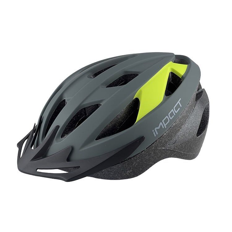 Impact VERNION Işıklı Kask Medium - Siyah/Açık Mavi