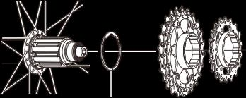 Shimano Kaset Dişliler İçin 1,85 mm Ara Spacer