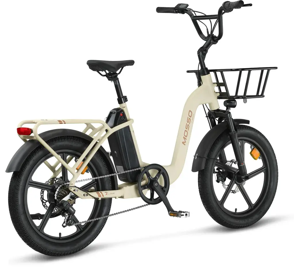Mosso Riviera E-Bike 7 Vites M.Disk Fren Krem