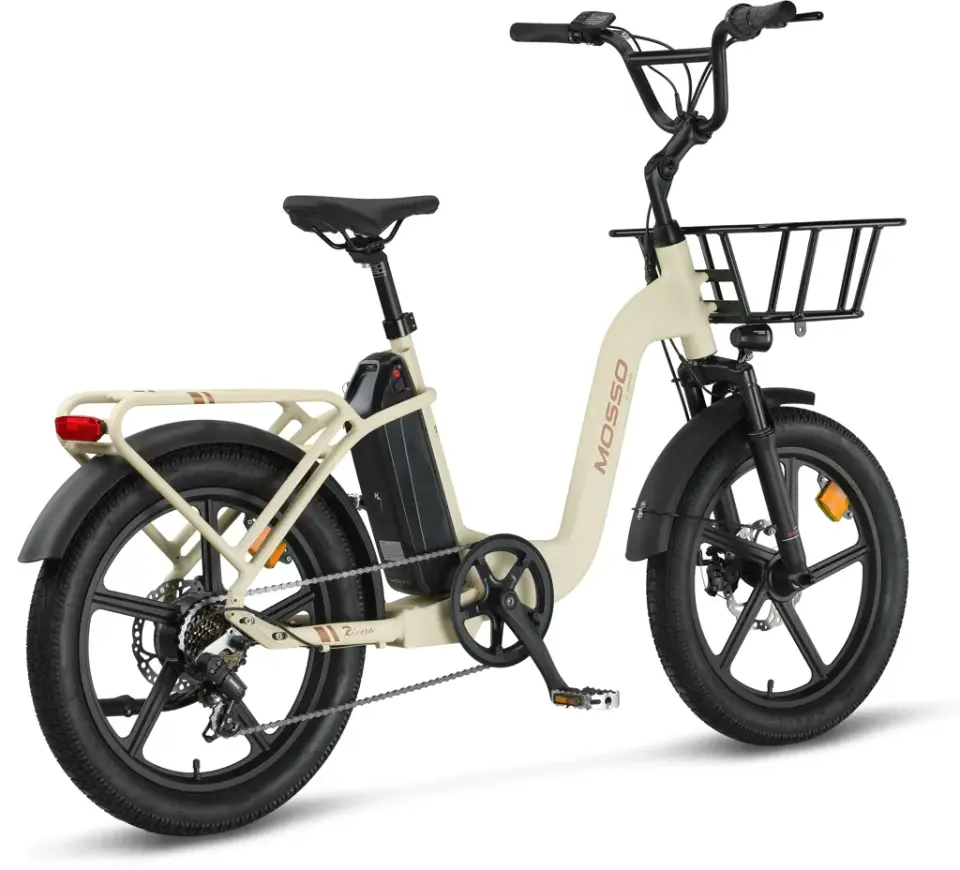 Mosso Riviera E-Bike 7 Vites M.Disk Fren Krem