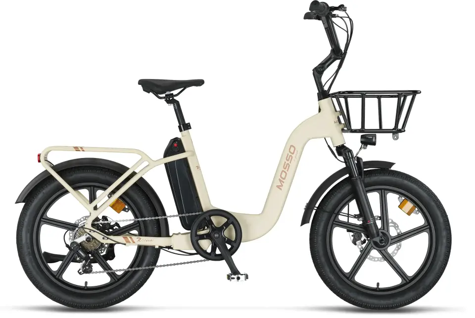 Mosso Riviera E-Bike 7 Vites M.Disk Fren Krem