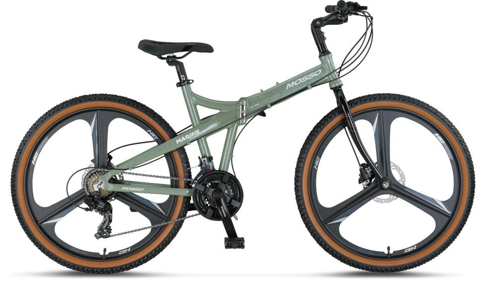Mosso 26 Marine ACR H.Disk Katlanır Bisiklet - Army Green