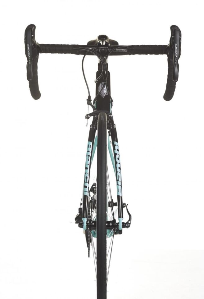 BIANCHI ARIA AERO SHIMANO ULTEGRA DISK 11S BLACK/CK16/DARK GREY FULL MATT