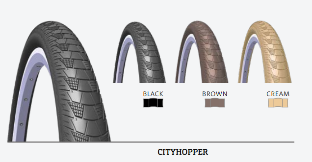 Mitas Dış Lastik CITY CHOPPER 28X2.00 APSRS 1MM Krem