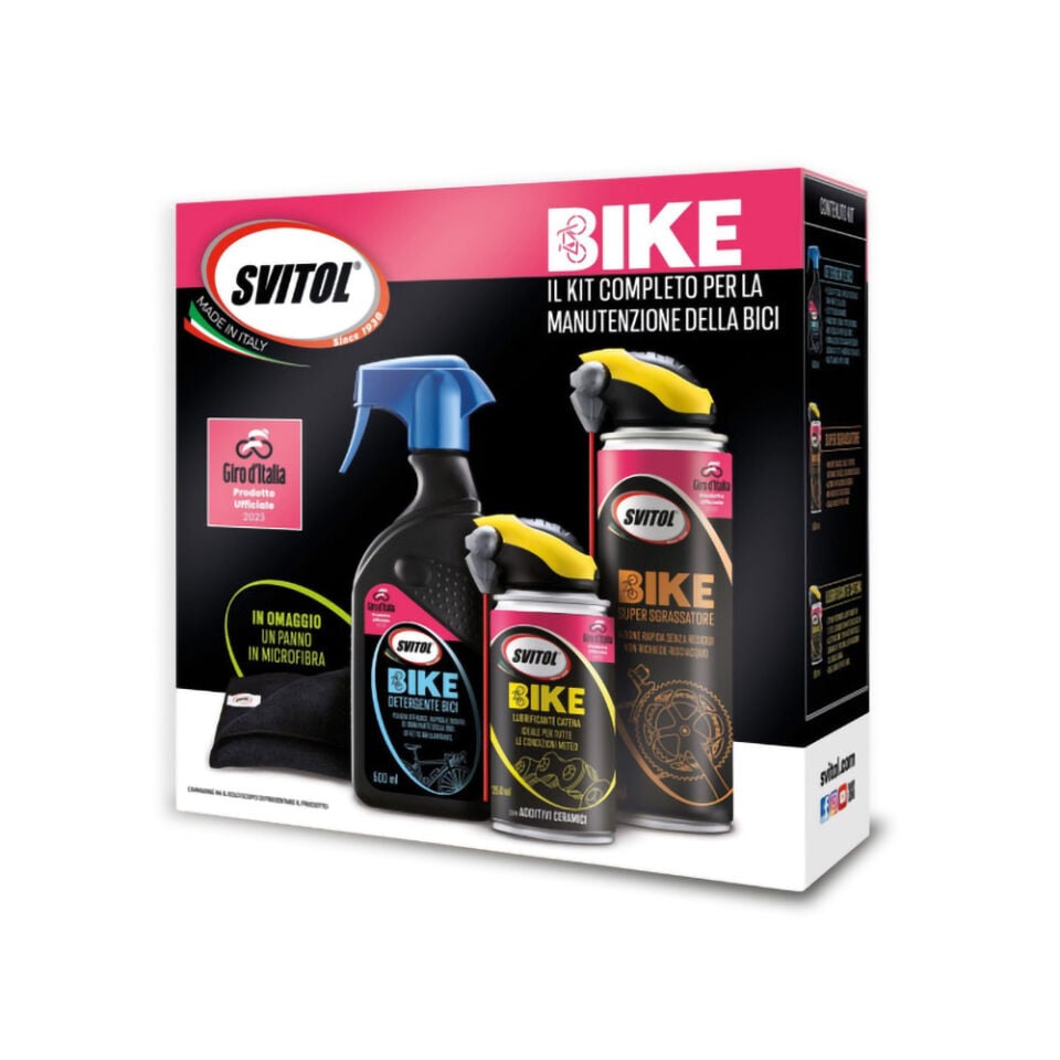 Svitol Giro d'Italia 4'lü Bisiklet Bakım/Temizleme Kiti