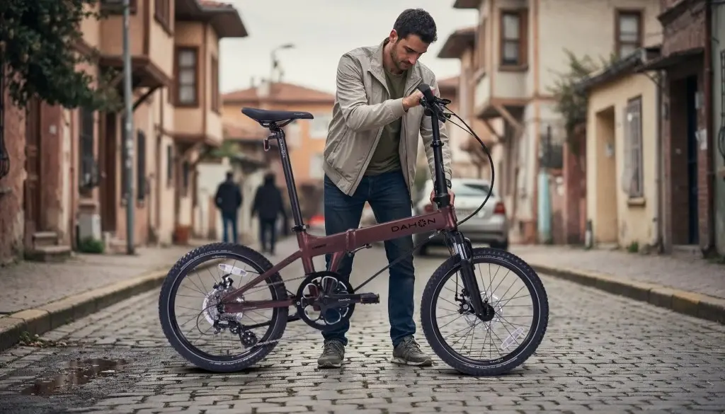 Dahon Launch EX - 20'' Katlanır Bisiklet | Kahverengi |