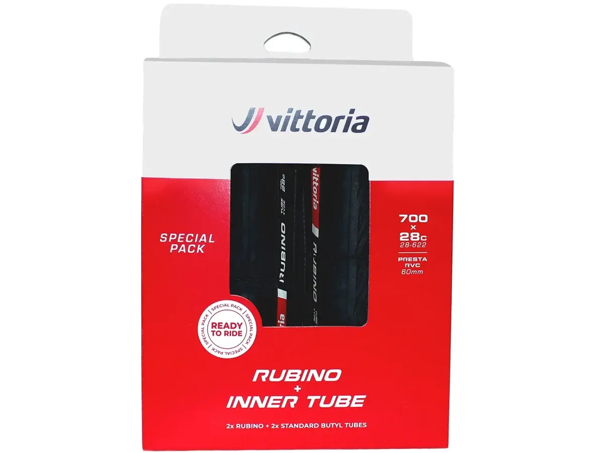 Vittoria Rubino V TP G2 Lastik Seti | 700x28C | 2 adet iç Lastikli |