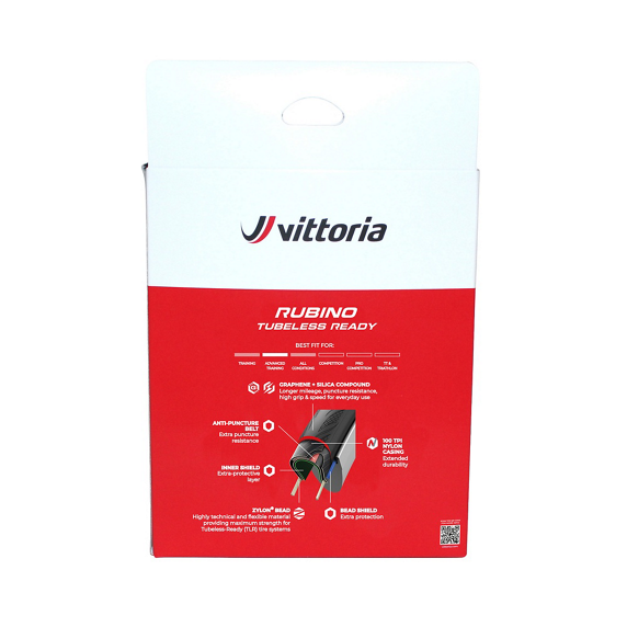 Vittoria Rubino V TP Lastik Seti | 700x30C | 80ml Tubeless Sıvılı |