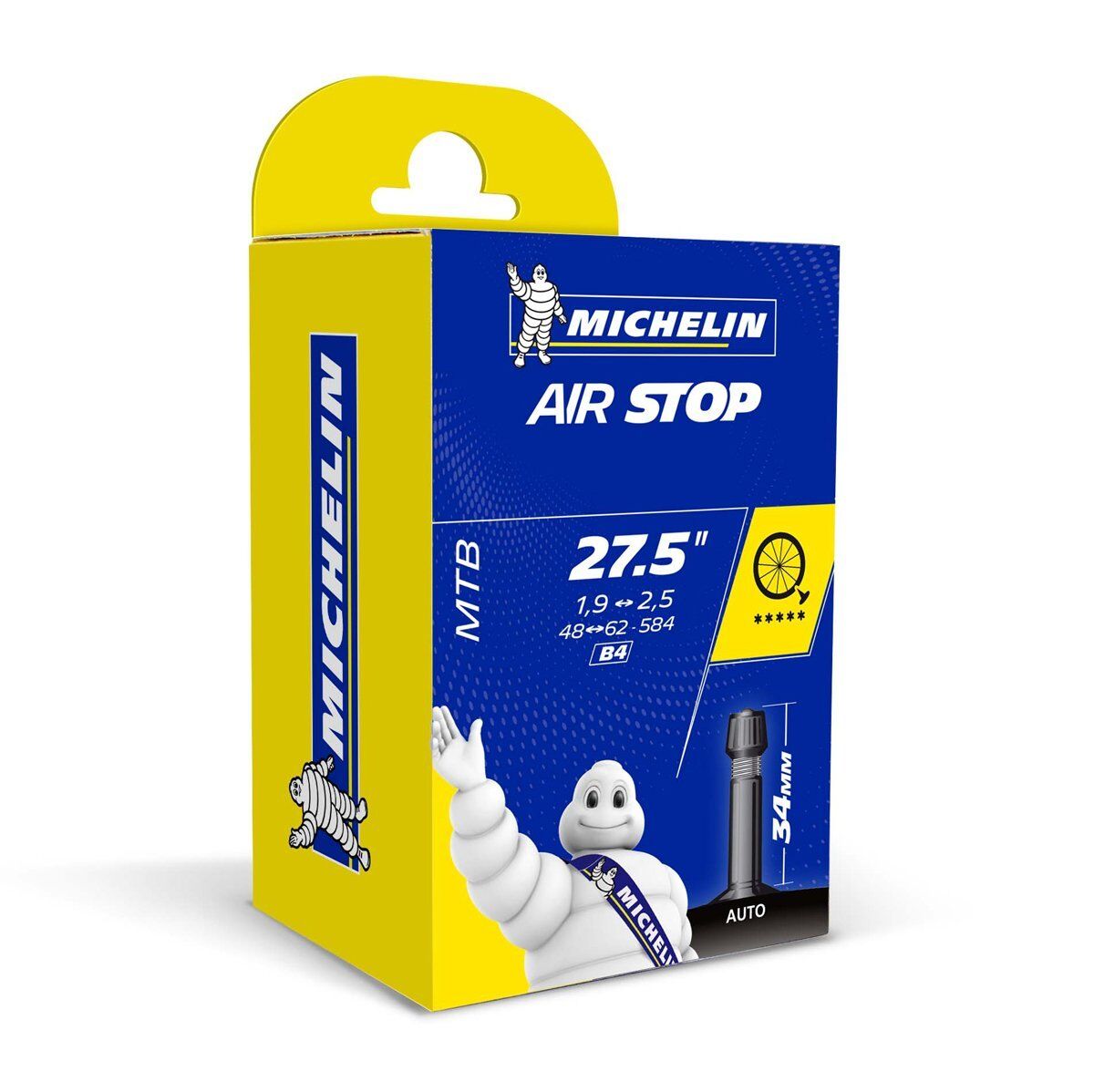 Michelin İç Lastik AirStop B4 215g 27,5x 1,9-2,7 Standart 34mm