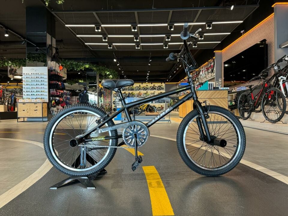 Licorne Jump 20 Jant BMX Hareket Bisikleti Spor-Siyah/Gri