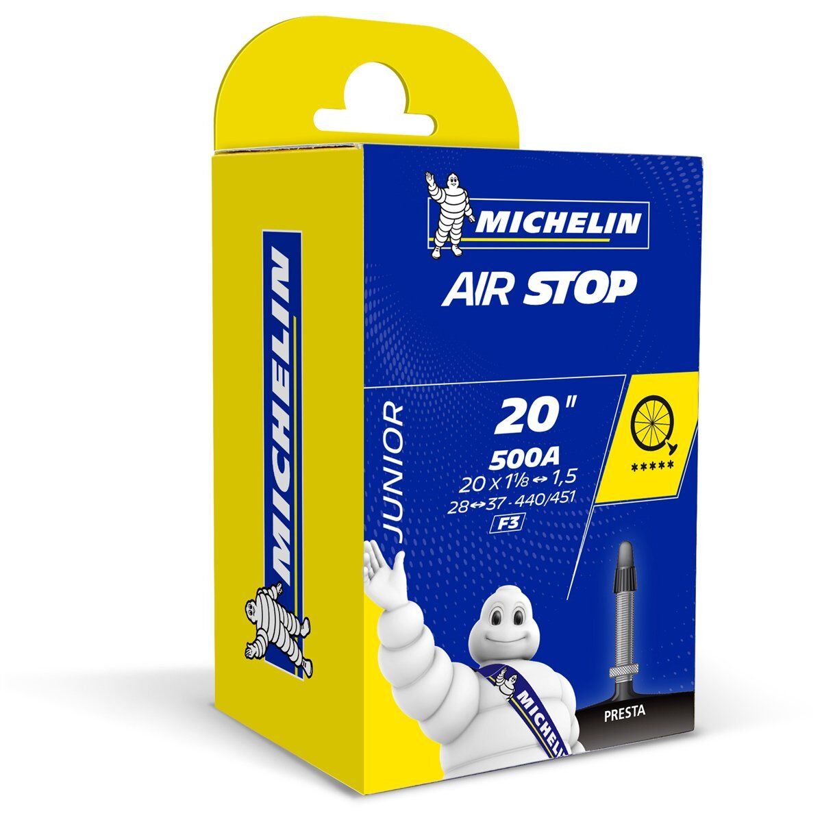 Michelin İç Lastik AirStop F3 105g 20x1 1/8-1,5 Presta 29mm