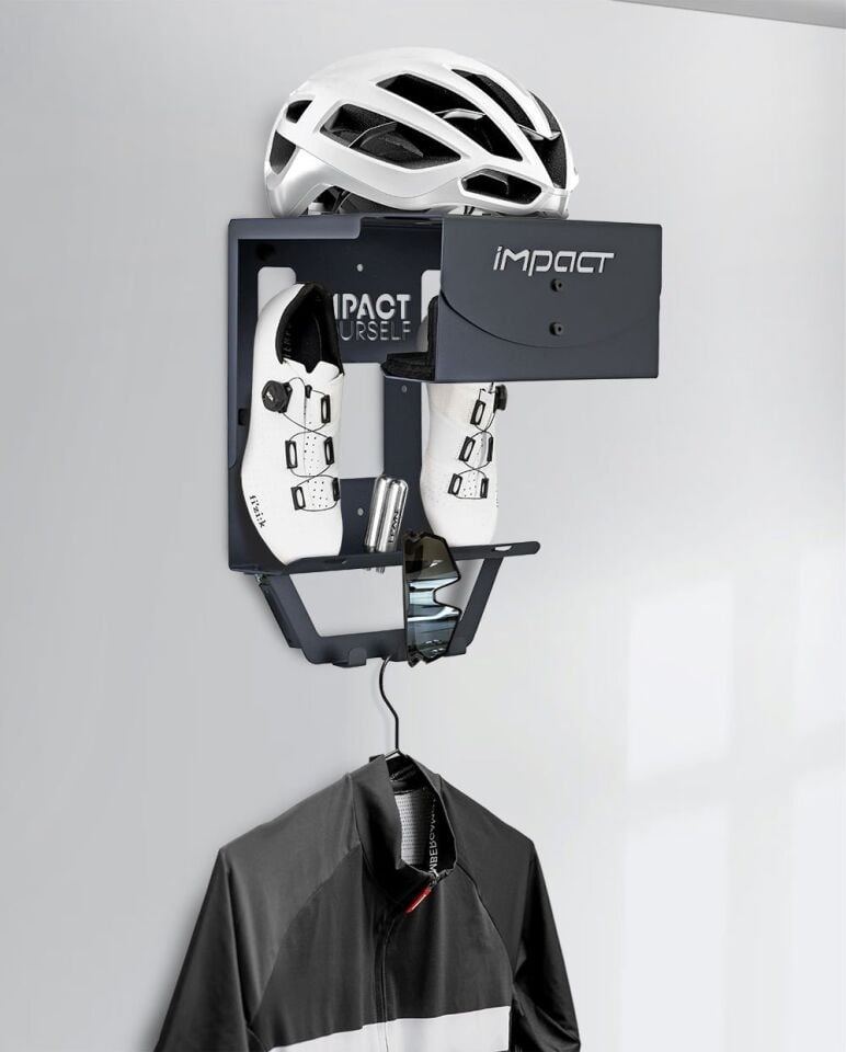 Impact Bike Dock Açı ve Genişlik Ayarlı Duvar Tipi Bisiklet Askısı Antrasit