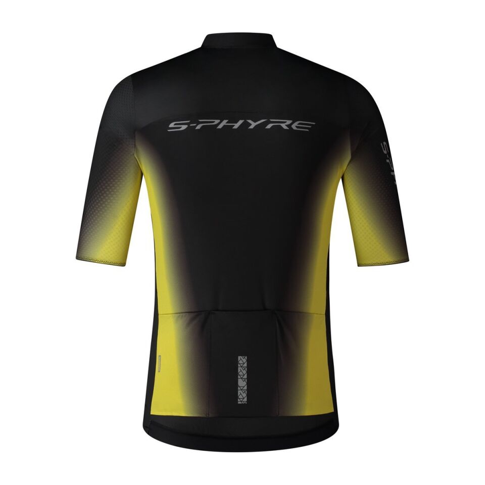 Shimano S-PHYRE Leggera S.S. Kısa Kollu Forma Siyah/Lime Sarı - XXLarge