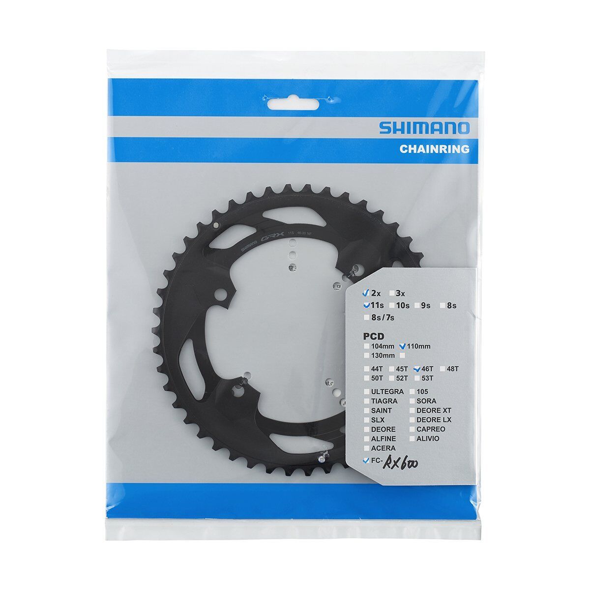 Shimano Aynakol Dişli 46T FC-RX600-11 GRX