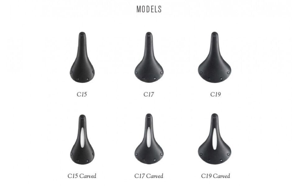 Brooks Cambium C15 Carved All Weather Sele Siyah C205C A06300