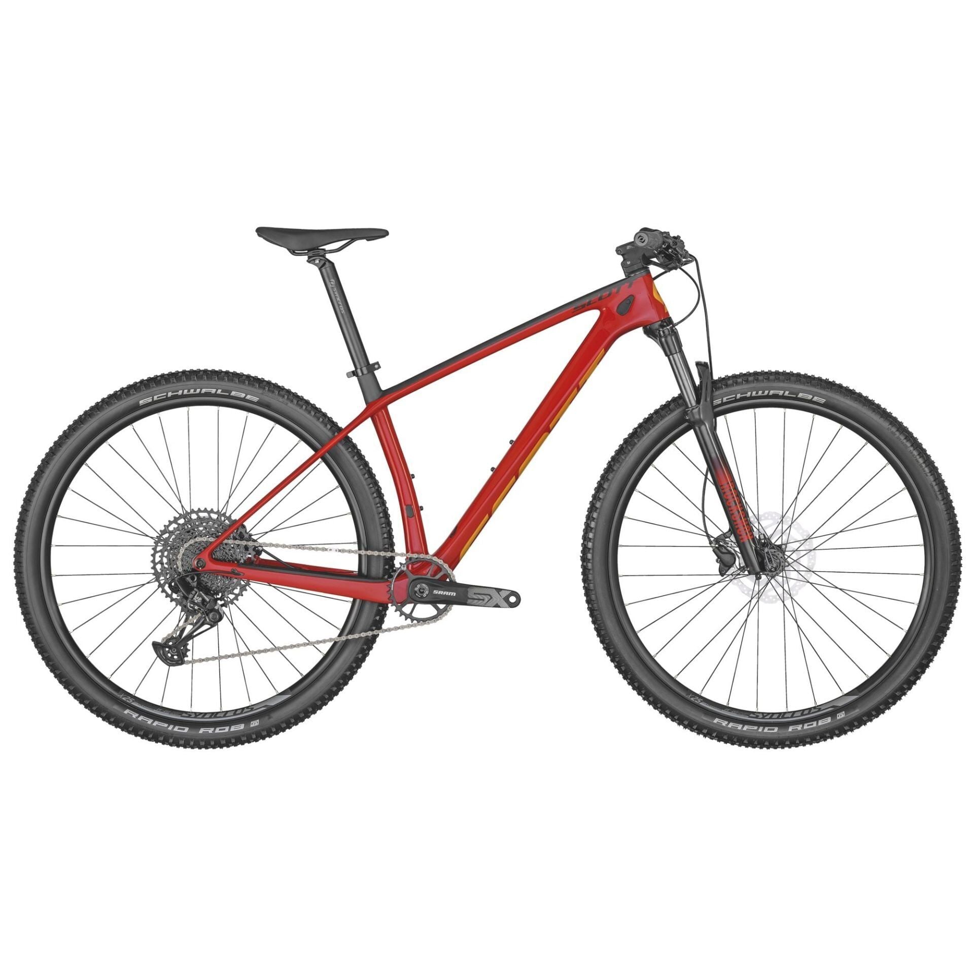 Scott Scale 940 Karbon Dağ Bisikleti Kırmızı - Medium