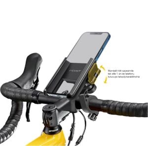 Impact KLEMMP Telefon Tutacağı - Kilit Mandallı - Plastik