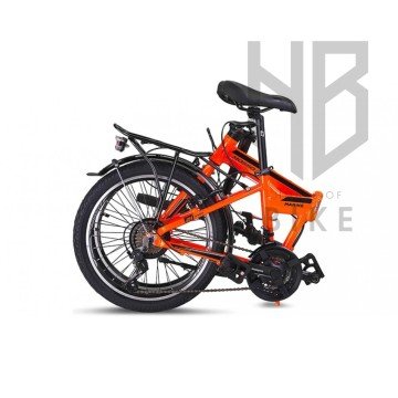 Mosso 20 Marine 21 Vites Katlanır Bisiklet SİYAH/KIRMIZI-SİYAH