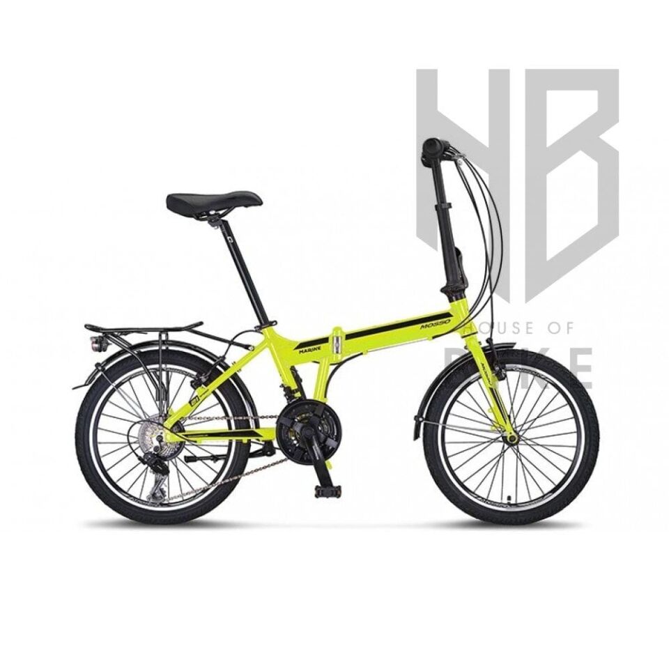 Mosso 20 Marine 21 Vites Katlanır Bisiklet SİYAH/KIRMIZI-SİYAH